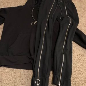 2 piece sweatsuit